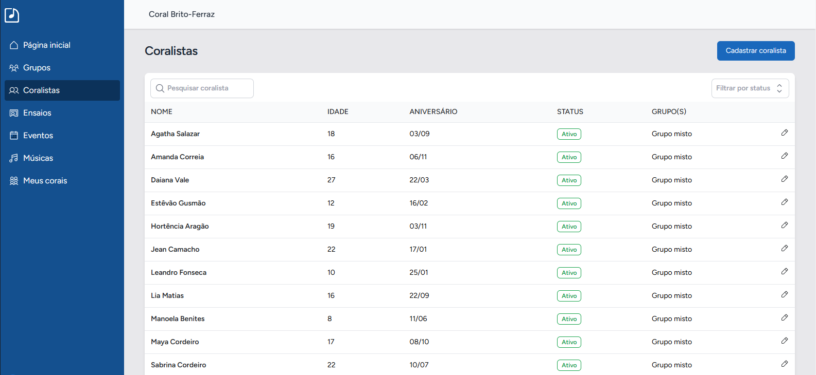 Screenshot Coralize